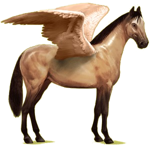 Pegaso de montar Hanoveriano Bayo