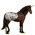 Unicornio de montar Pura raza española Bayo cereza