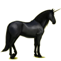 Unicornio de montar Pura raza española Gris claro