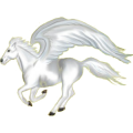 Pegaso de montar Gris claro