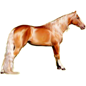 Caballo de montar Pura raza española Alazán crines lava