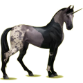 Unicornio de montar Marwary Alazán tostado