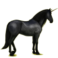 Unicornio de montar Gris tordo