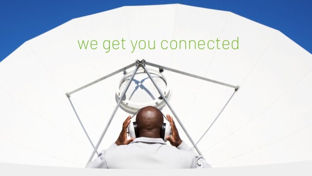 typische Anwendung einer Satellitenanlage (Telefonie und Internet)