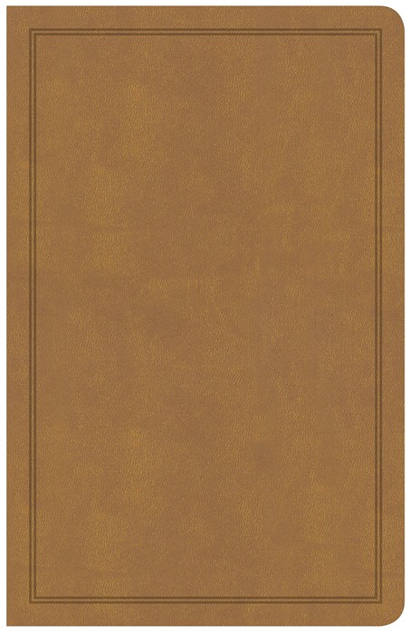 CSB Deluxe Gift Bible, Tan LeatherTouch