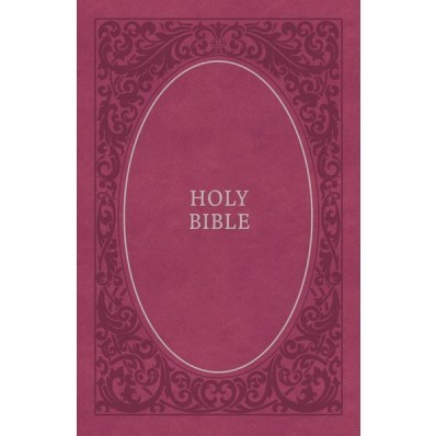 NKJV Holy Bible Leathersoft, Pink, Comfort Print