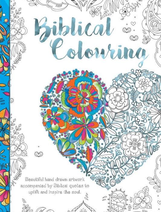 Biblical Colouring Book: Heart