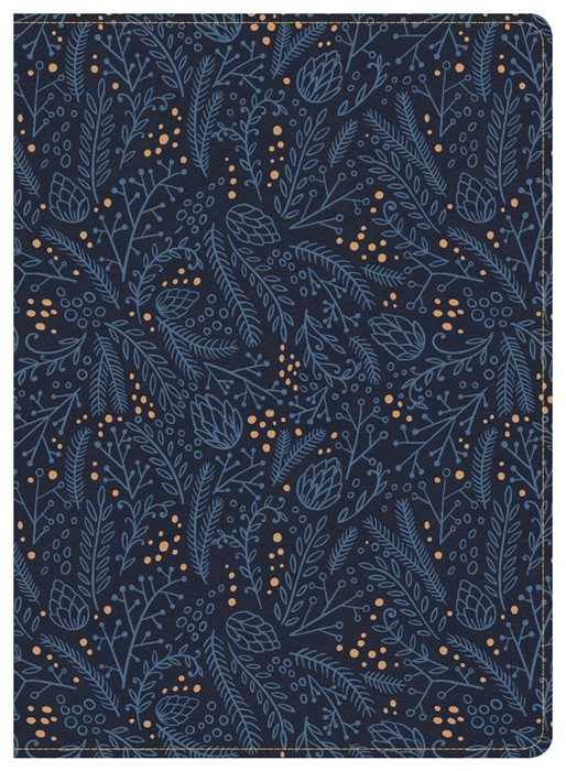 CSB Study Bible, Navy LeatherTouch