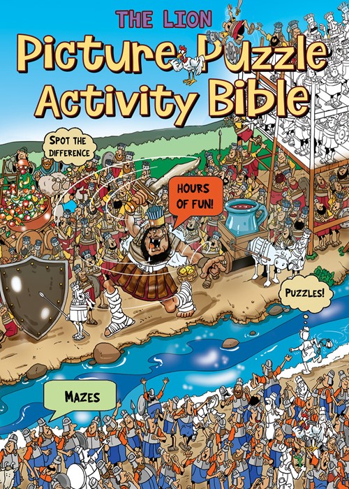 The Lion Picture Puzzle Activity and Colouring Bible