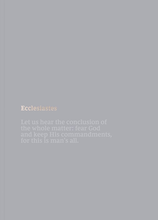 NKJV Bible Journal: Ecclesiastes