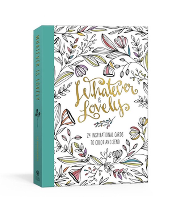 Whatever is Lovely Postcard Book