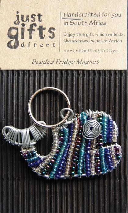 Beaded Whale Keyring