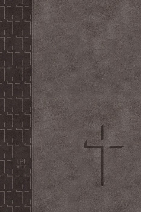 TPT Large Print New Testament, Grey
