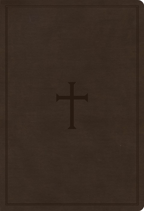 CSB Super Giant Print Reference Bible, Brown