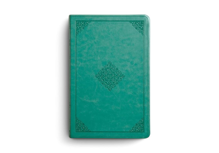 ESV Value Thinline Bible, Teal, Ornament Design