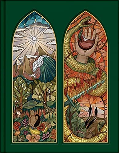 CSB Notetaking Bible, Stained Glass Edition, Emerald