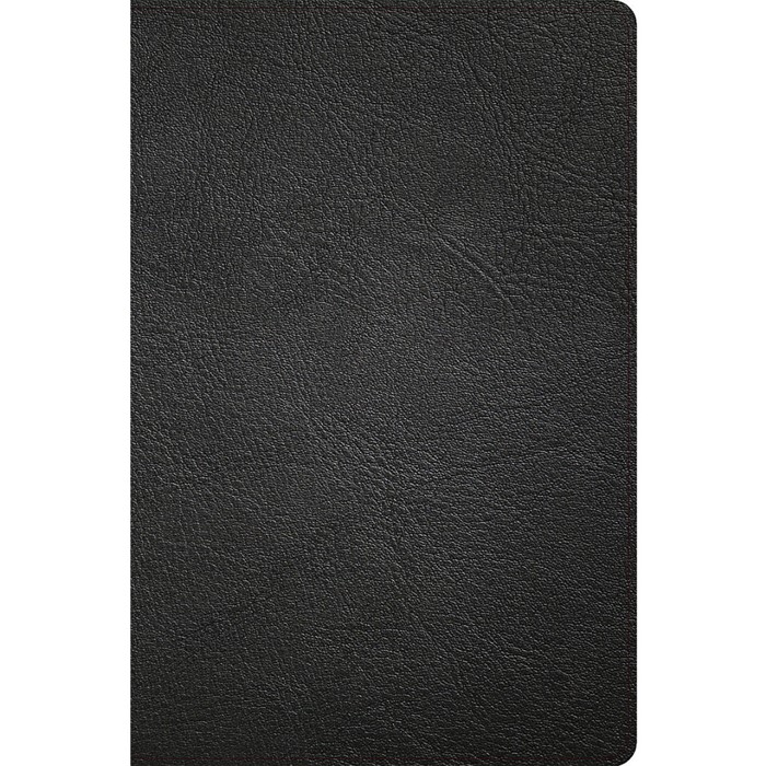 NASB Giant Print Reference Bible, Black Genuine Leather