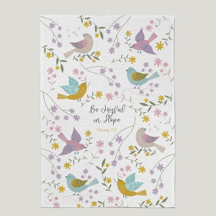 Be Joyful Tea Towel