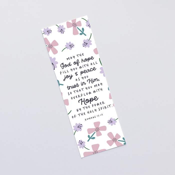 May The God Of Hope (Petals) Bookmark