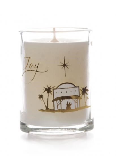 Joy Glass Non Scented Candle (Individual)
