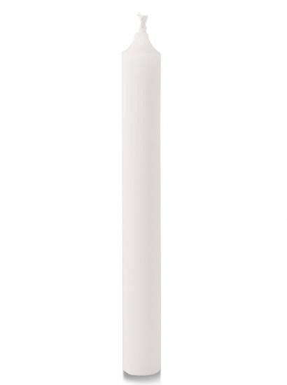 White Christingle Candles 4 1/2" x 1/2" (50 pack)