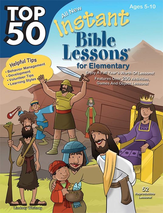 Top 50 Instant Bible Lessons for Elementary with Object Less