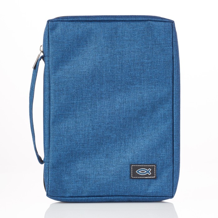 Navy Bible Case, Large
