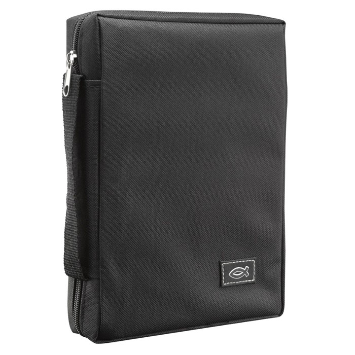 Fish Black Bible Case, Small