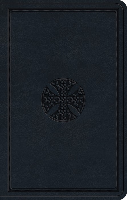 ESV Premium Gift Bible (TruTone, Navy, Mosaic Cross Design)