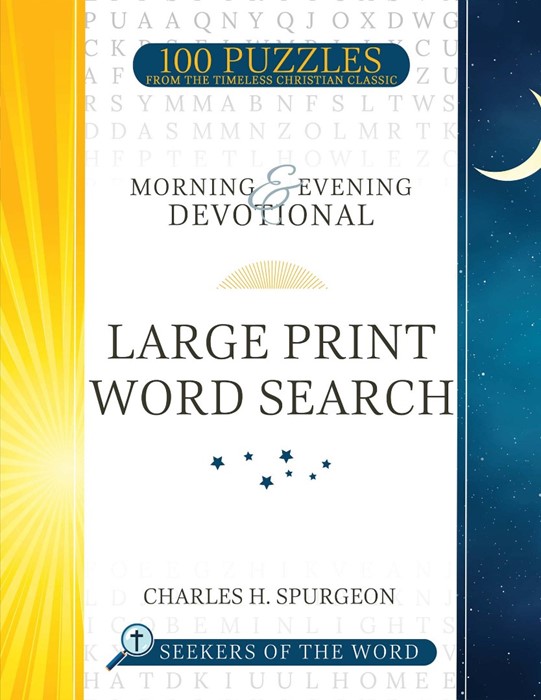 Morning and Evening Devotional Large Print Word Search