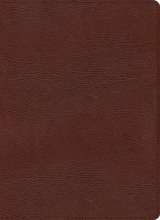 CSB Verse-by-Verse Pastor's Bible, Brown Bonded Leather