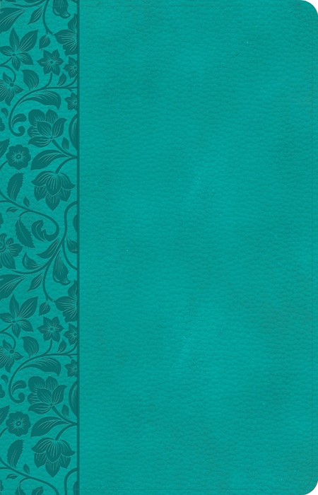 CSB Large Print Personal Size Reference Bible, Teal