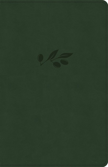KJV Thinline Bible, Olive LeatherTouch