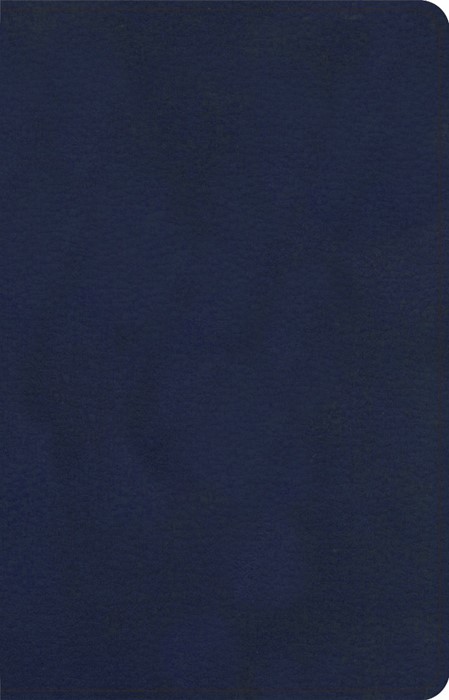 KJV Single-Column Compact Bible, Navy LeatherTouch