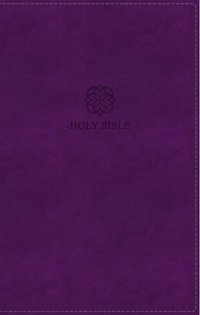 NRSVue Holy Bible Leathersoft, Purple, Comfort Print