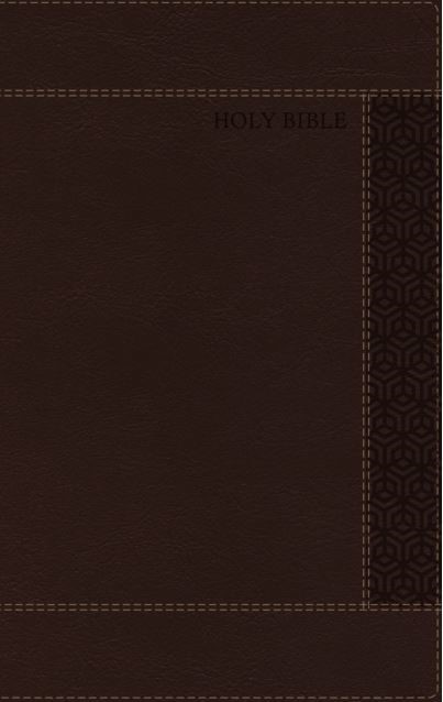 NRSVue Holy Bible Leathersoft, Brown, Comfort Print