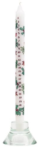 Holly & Ivy Advent Candle