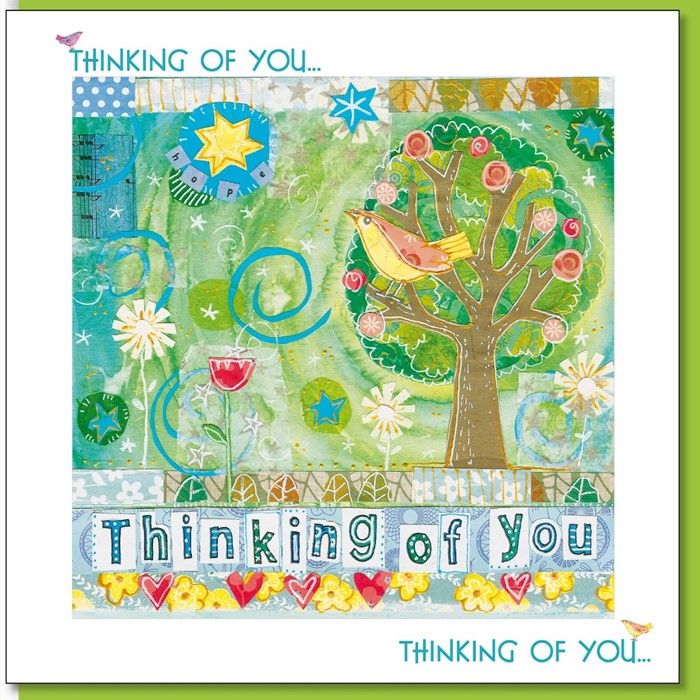 Tweeting Bird Greetings Card