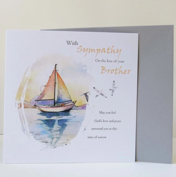 Still Waters Brother Sympathy Card