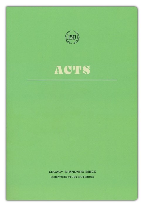 LSB Scripture Study Notebook: Acts