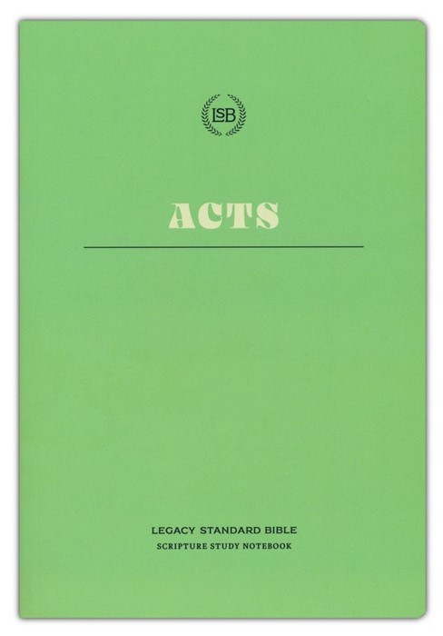 LSB Scripture Study Notebook: Acts