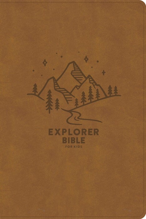 CSB Explorer Bible For Kids, Brown Mountains, Indexed