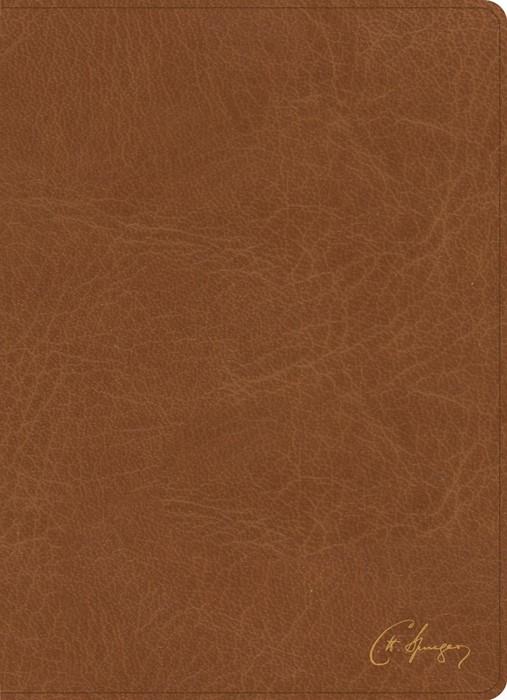 KJV Spurgeon Study Bible, Tan Leathertouch