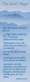 The Lord's Prayer - Bible Passage Bookmarks (10 pack)