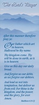 The Lord's Prayer - Bible Passage Bookmarks (10 pack)