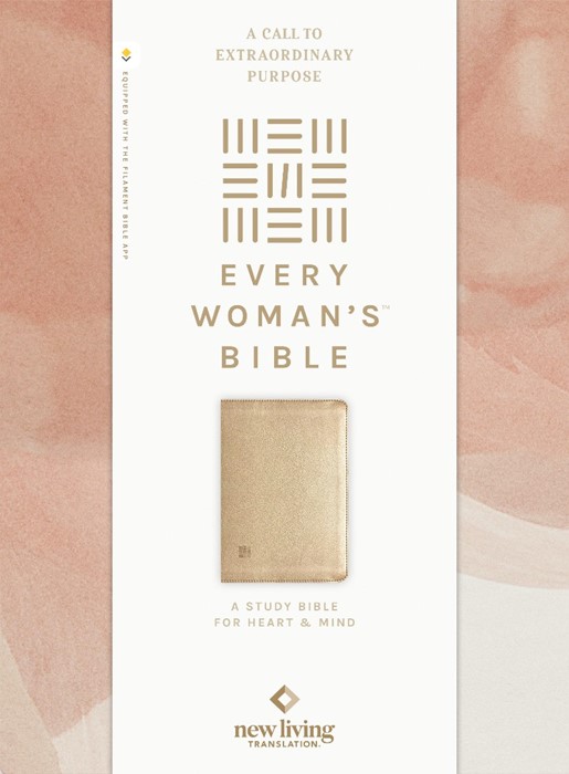 NLT Every Woman’s Bible, Filament Edition, Gold