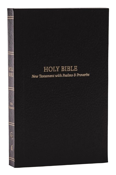 KJV Pocket New Testament With Psalms & Proverbs Black