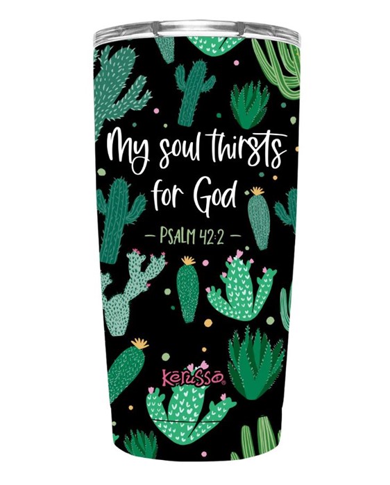 Cactus 20 Oz Stainless Steel Tumbler