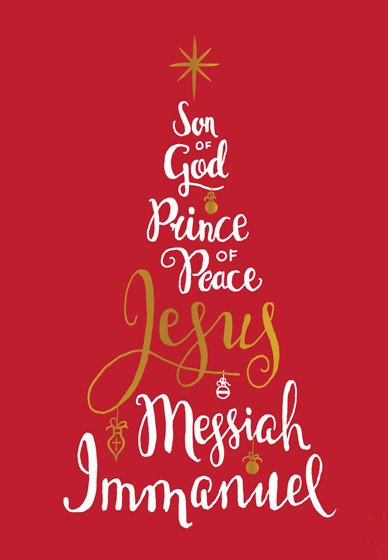 Compassion Charity Christmas Cards: Names/Tree (Pack Of 10)