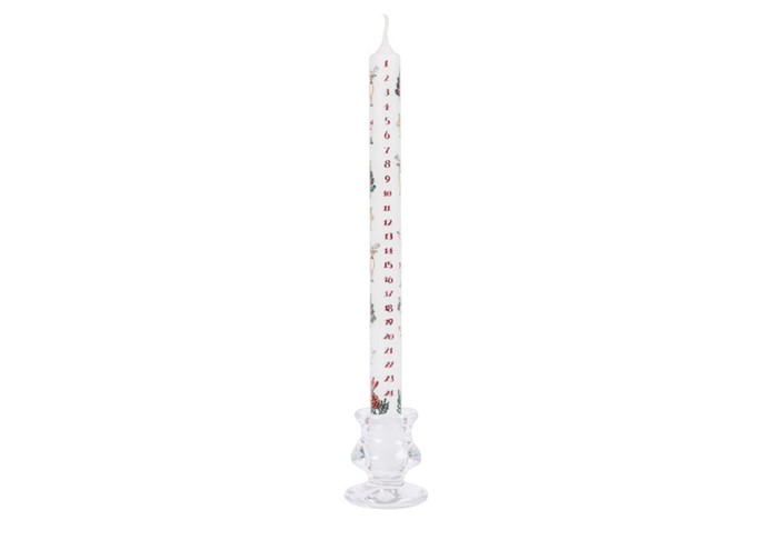 Winter Wildlife Advent Candle